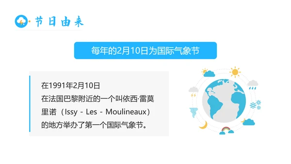 国际气象节气候变化空气质量PPT模板