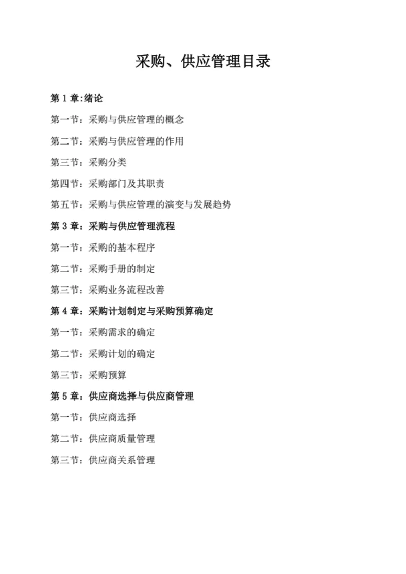 目录模板