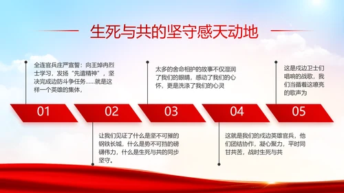 红色大气党建党支部年终工作总结PPT
