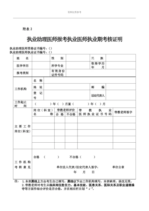 执业医师考试试用期考核合格证明.docx