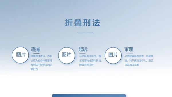 蓝色中国风法律讲座动态PPT模板