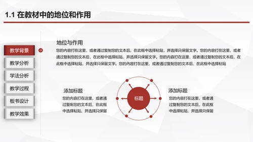 教育教学说课公开课PPT模板