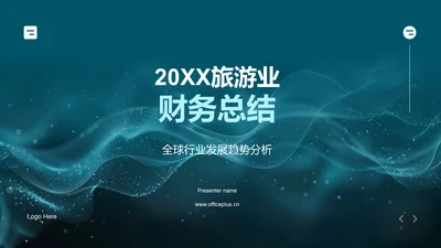 20XX旅游业财务总结PPT模板