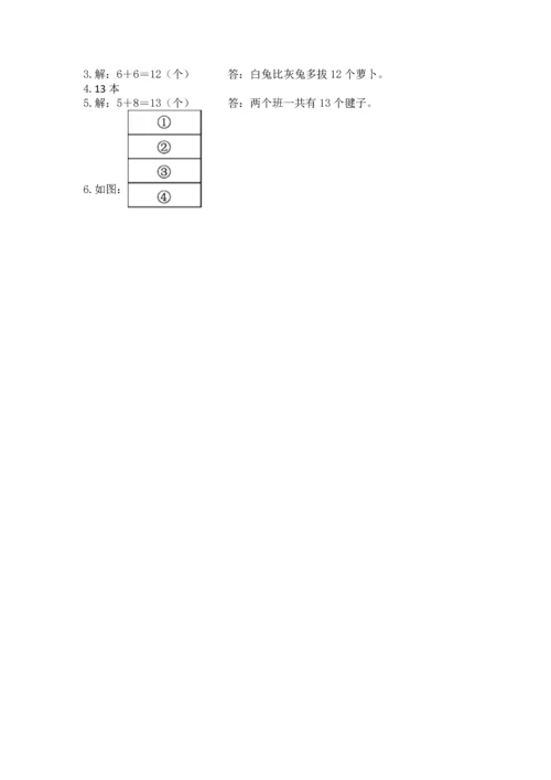 人教版一年级上册数学期末测试卷含答案【突破训练】.docx