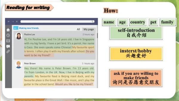 Unit 1  You and me Section A 2a-3c 课件  【人教版2024】英语
