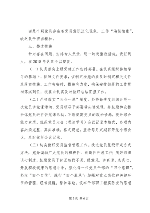 机关党建工作自查整改情况汇报.docx