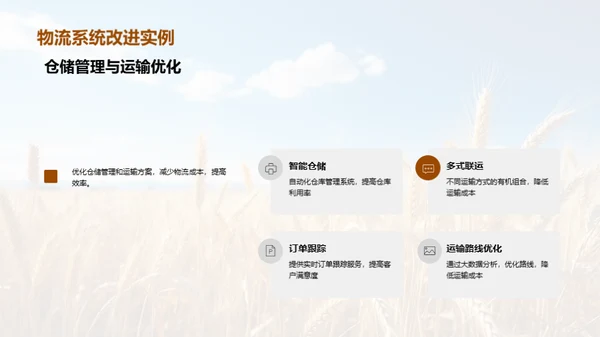 农业供应链的创新与优化
