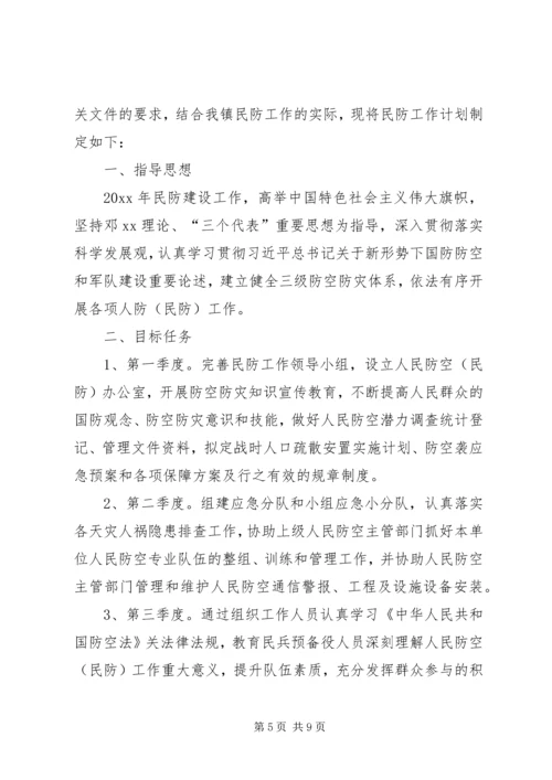 社区人防民防工作计划范文.docx