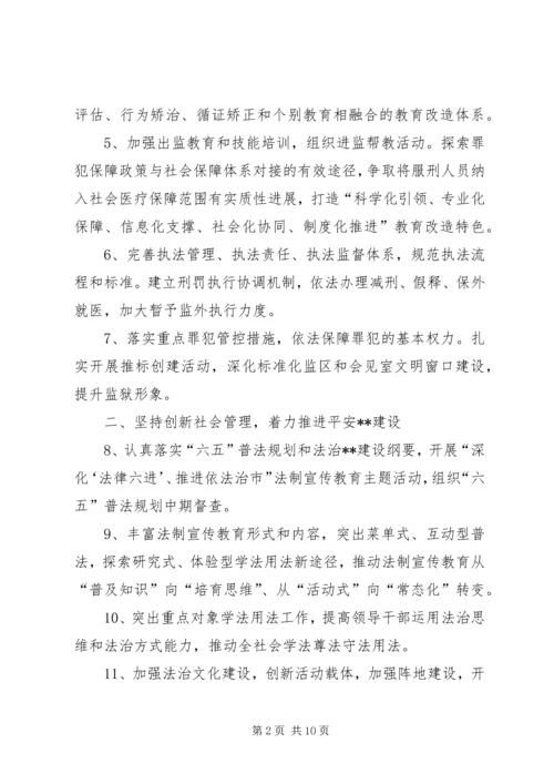 全市司法行政工作要点 (2).docx