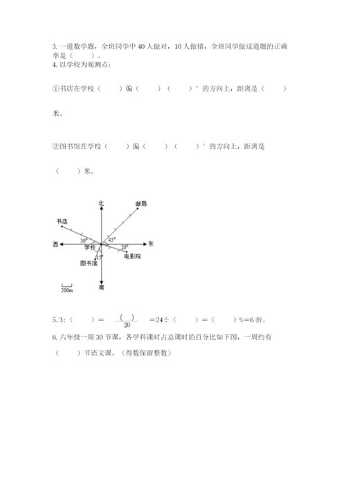 人教版数学六年级下册试题期末模拟检测卷带答案（综合卷）.docx