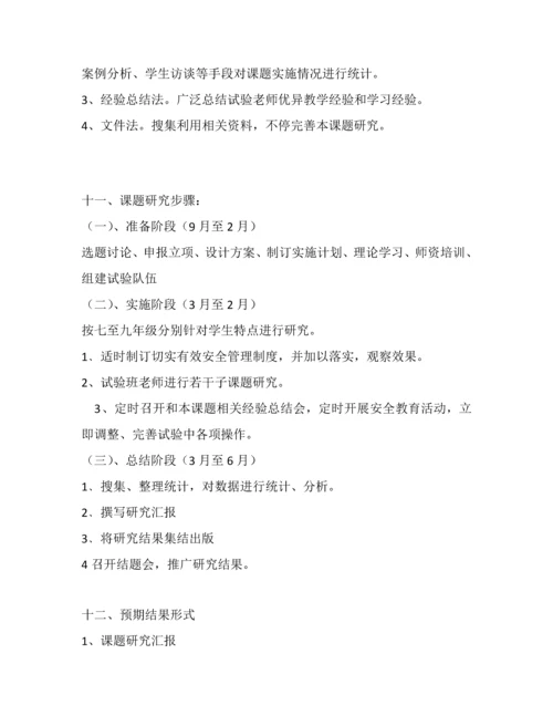 安全课题实施专项方案.docx
