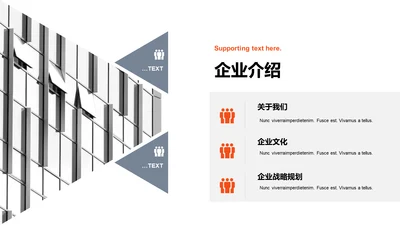 单色扁平3项企业介绍