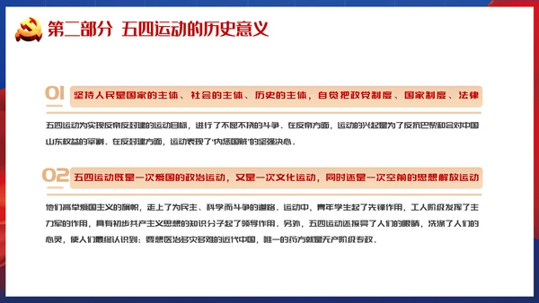 青春正能量弘扬五四精神PPT模板