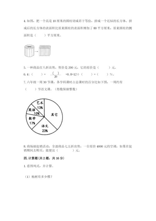 苏教版六年级下册数学期中测试卷【全优】.docx