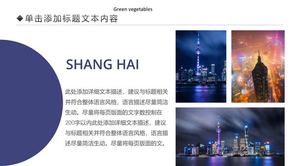 印象上海旅游魔都上海旅游游玩画册PPT模板