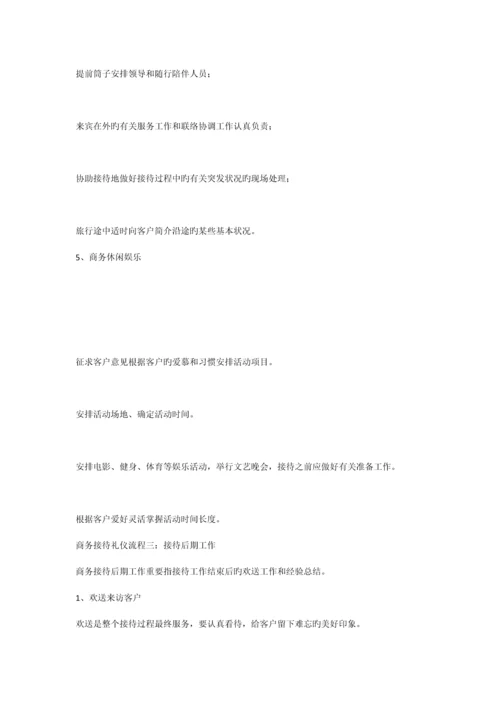 商务接待礼仪流程.docx