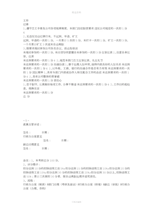 房地产公司绩效管理制度.docx