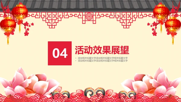 恭贺新禧过年新春拜年活动喜庆春节红灯笼通用PPT
