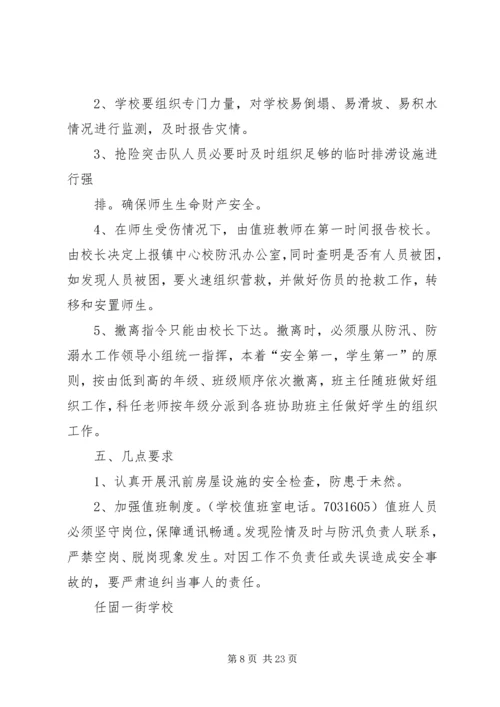 防汛防溺水工作应急预案.docx