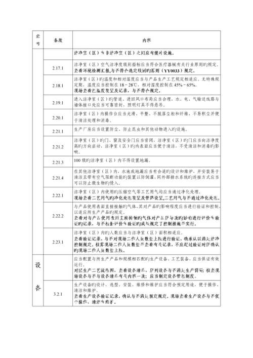 医疗器械生产质量管理规范无菌医疗器械现场检查指导原则.docx