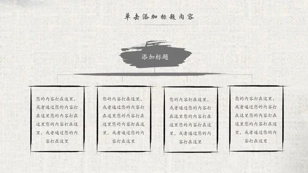 中国风水墨古典读书分享书香中国梦PPT模板