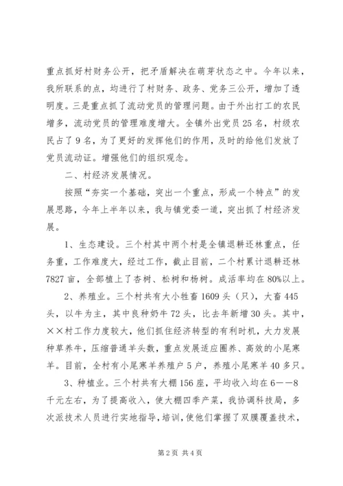 县领导包村工作情况汇报.docx