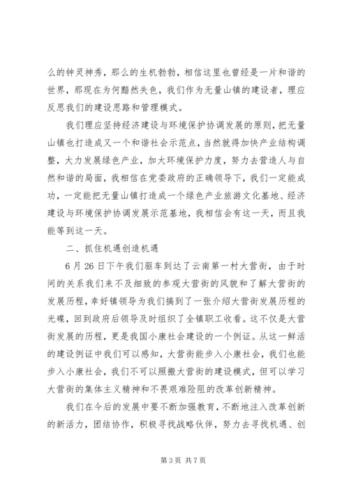 外出考察学习心得体会20XX年.docx