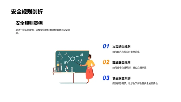 安全防护讲座PPT模板
