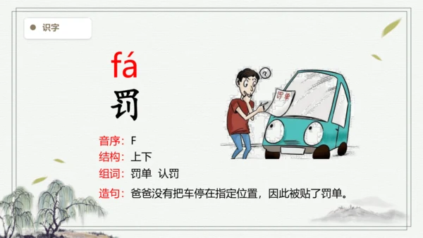【2024秋季学期】语文三上2.花的学校   生字识记  课件