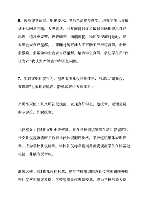 小学德育课活动专项方案.docx