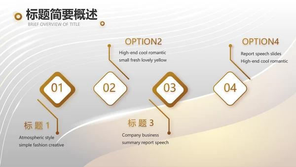 金色大气商业融资计划书PPT