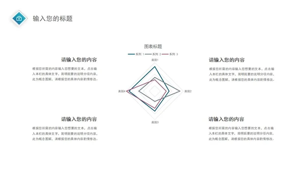 蓝色简约风医疗报告PPT模板