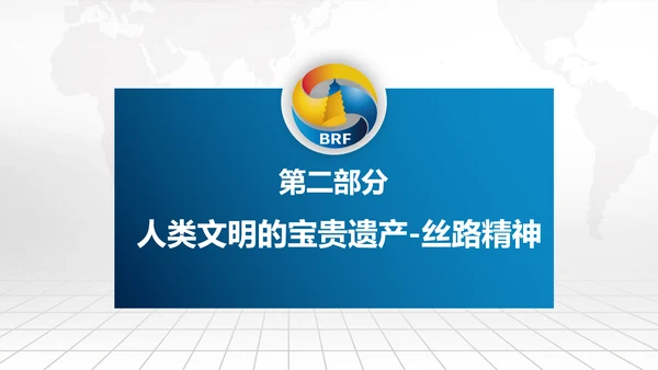 全球一带一路国际合作高峰论坛PPT模板