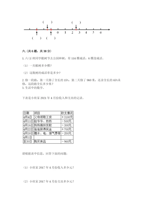 沪教版六年级数学下学期期末测试题及完整答案【精选题】.docx