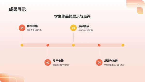 红色卡通风可爱卡通通用教学PPT模板