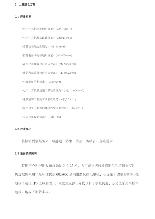 机房建设方案及报价清单.docx