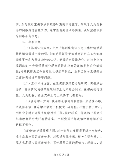 党支部意识形态自查整改报告.docx