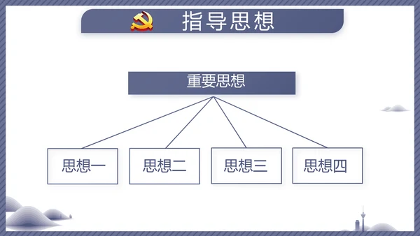 蓝色党建党风廉政建设文化动态PPT