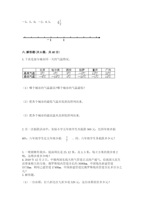 小升初数学期末测试卷及完整答案【全国通用】.docx