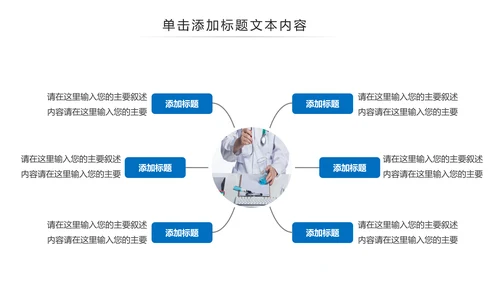 化学实验医疗科技实验室医学化验PPT模板
