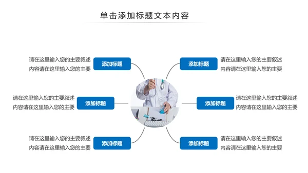 化学实验医疗科技实验室医学化验PPT模板
