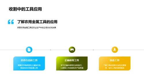 农耕利器：金属工具