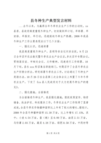 县冬种生产典型发言材料 (2).docx