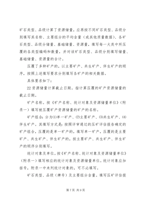 关于×××建设项目压覆矿产资源的申请函 (3).docx