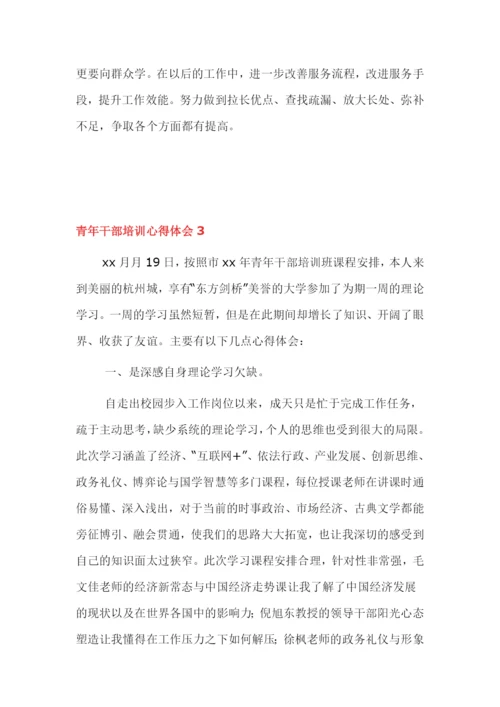 青年干部培训心得体会3篇.docx