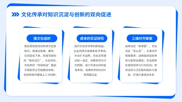 深蓝色商务风企业文化宣导PPT模板