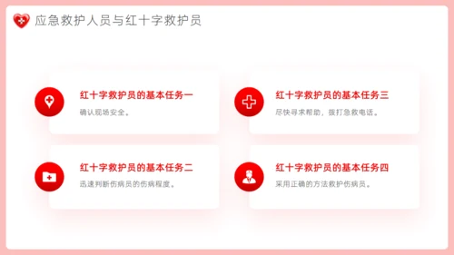 爱心红十字会，红十字应急救护通用PPT模板