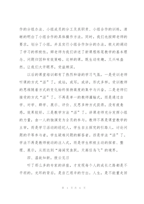 中学骨干教师培训总结.docx