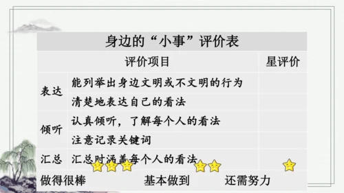 部编版三年级上册语文 口语交际：身边的“小事” 课件