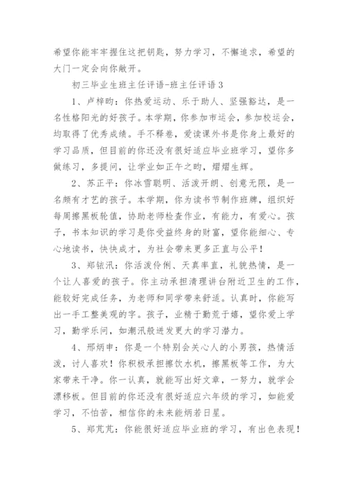 初三毕业生班主任评语-班主任评语.docx